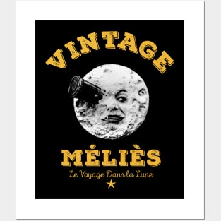 Vintage Melies - Le Voyage Dans La Lune Posters and Art